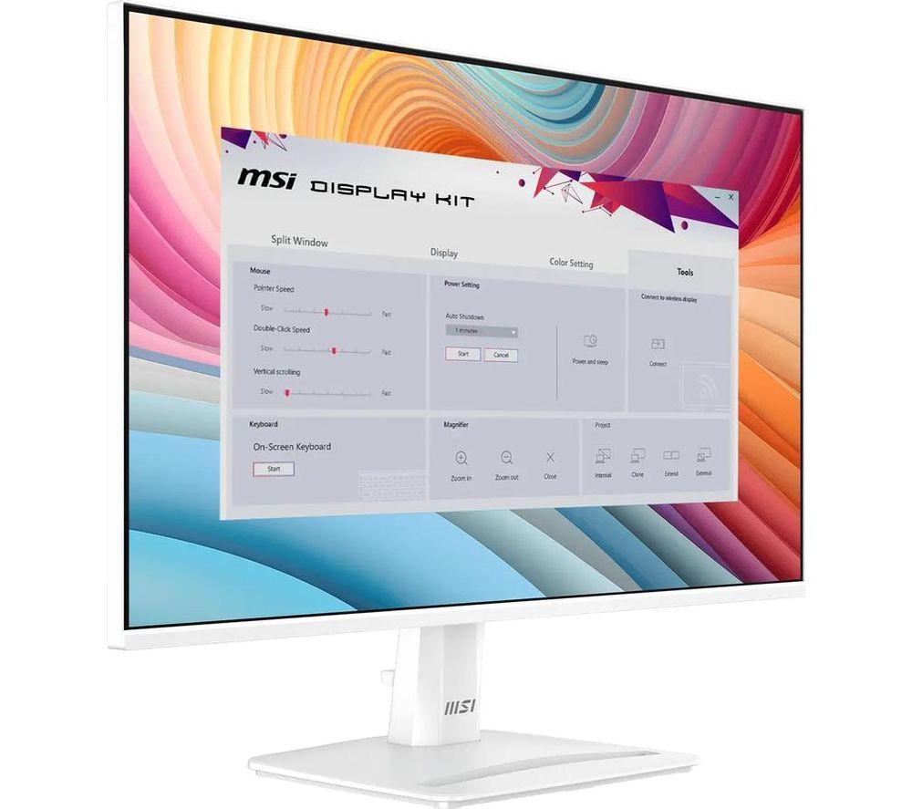 MSI PRO MP251W E2 Full HD 25" LED Monitor - White image number 11 of 13