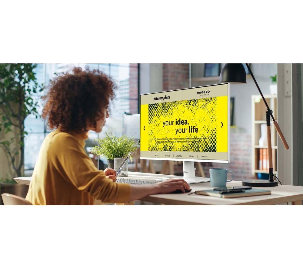 MSI PRO MP275W E2 Full HD 27" LED Monitor &ndash; White image number 6 of 13