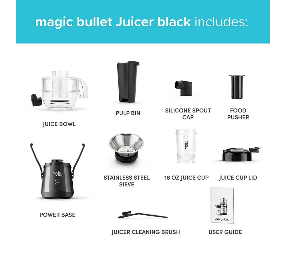NUTRIBULLET Magic Bullet Juicer - Black image number 2 of 13