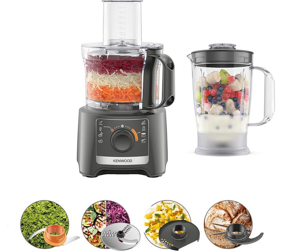 KENWOOD (KEN) MultiPro Compact FDP31.170GY Food Processor - Grey