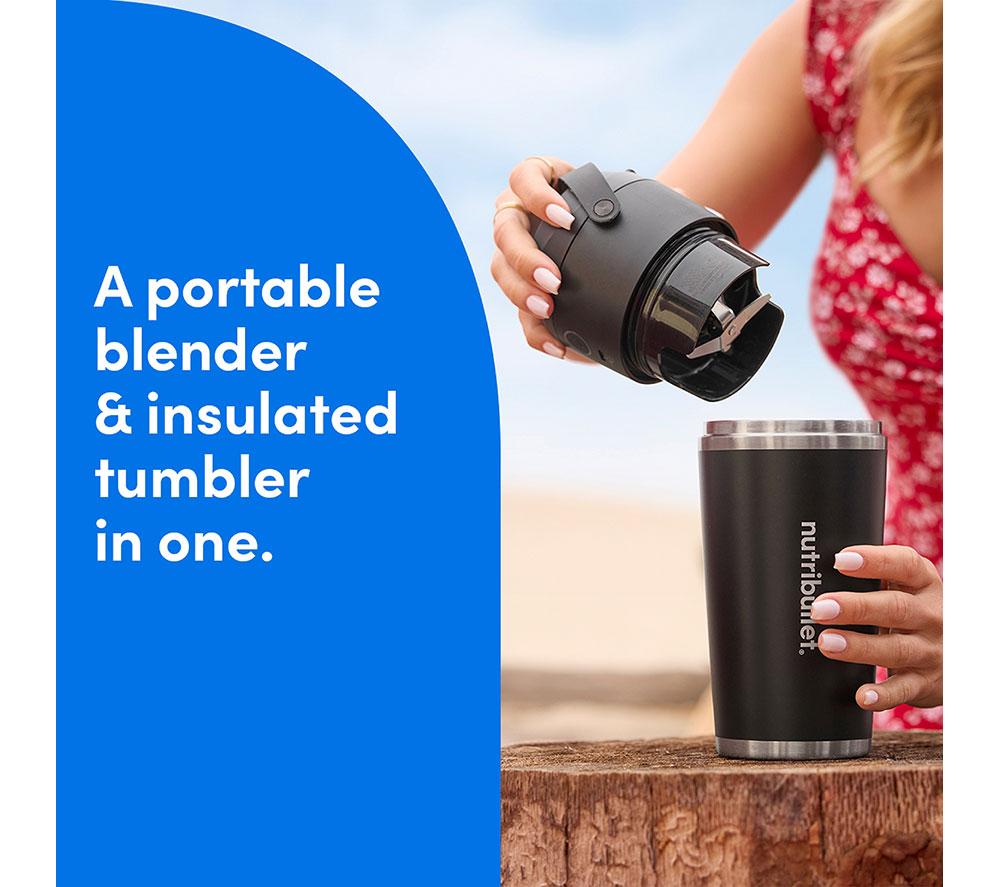 NUTRIBULLET Flip 02705 Portable Blender - Black image number 5 of 13