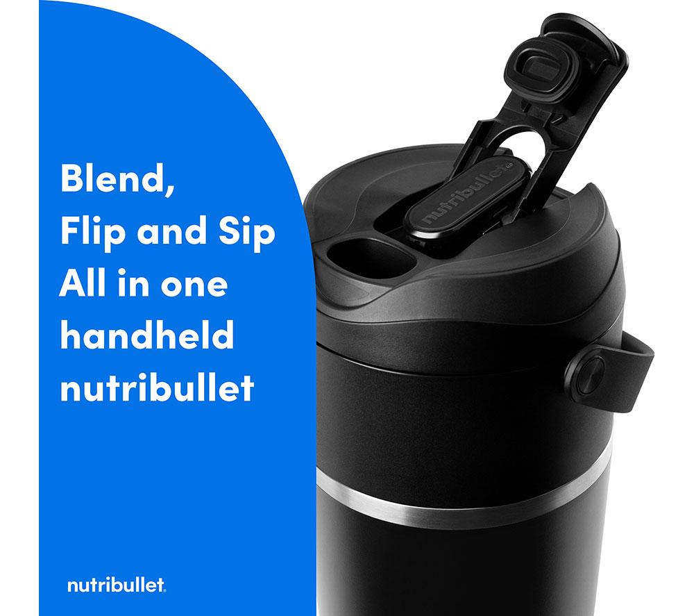 NUTRIBULLET Flip 02705 Portable Blender - Black image number 6 of 13