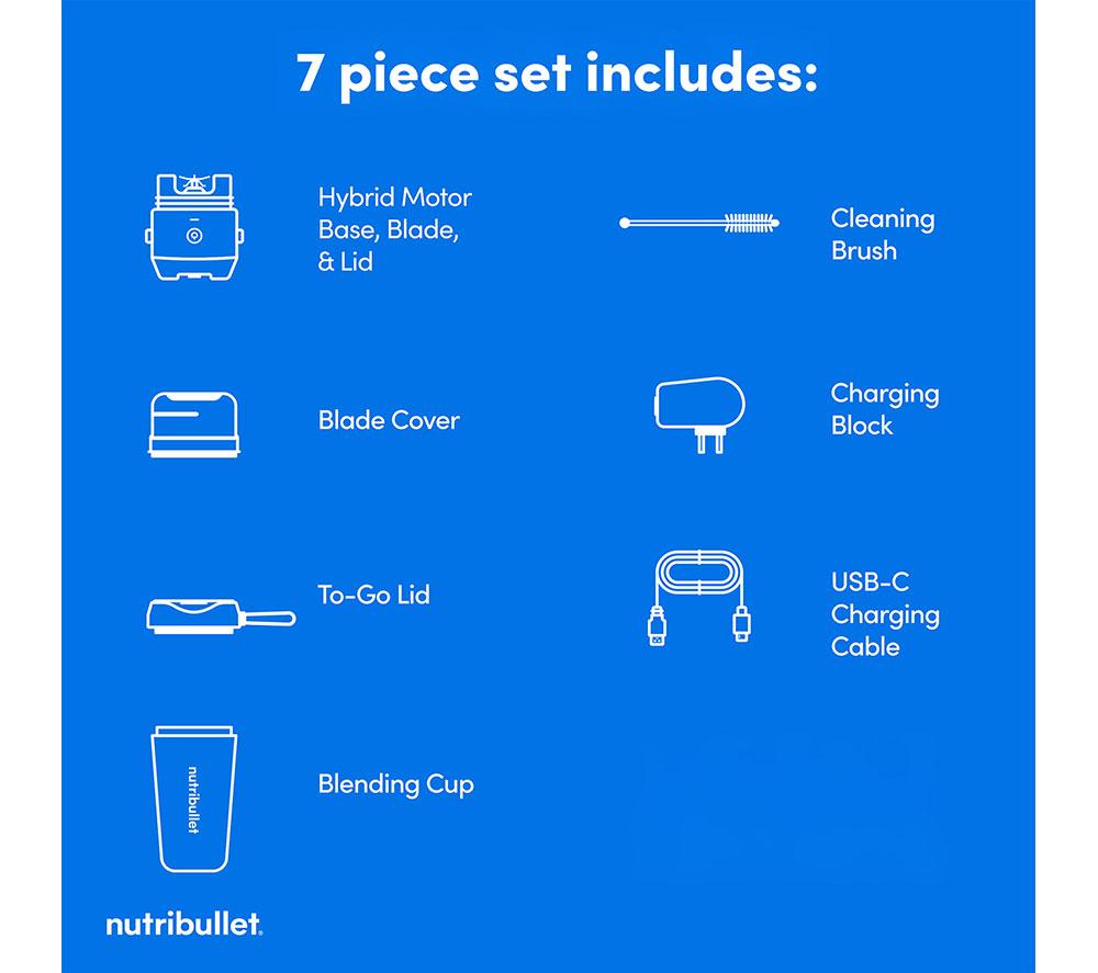 NUTRIBULLET Flip 02705 Portable Blender - Black image number 13 of 13