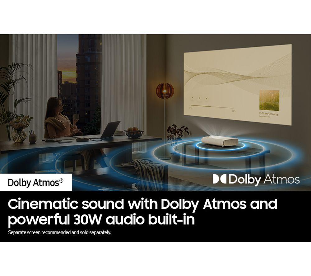SAMSUNG The Premiere SP-LPU7DSAXXXU Smart 4K Laser Projector - White image number 3 of 11