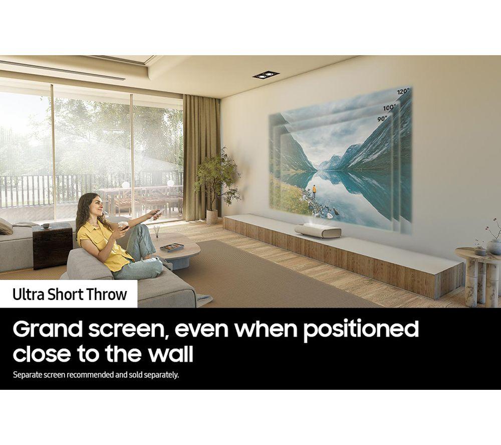 SAMSUNG The Premiere SP-LPU7DSAXXXU Smart 4K Laser Projector - White image number 4 of 11