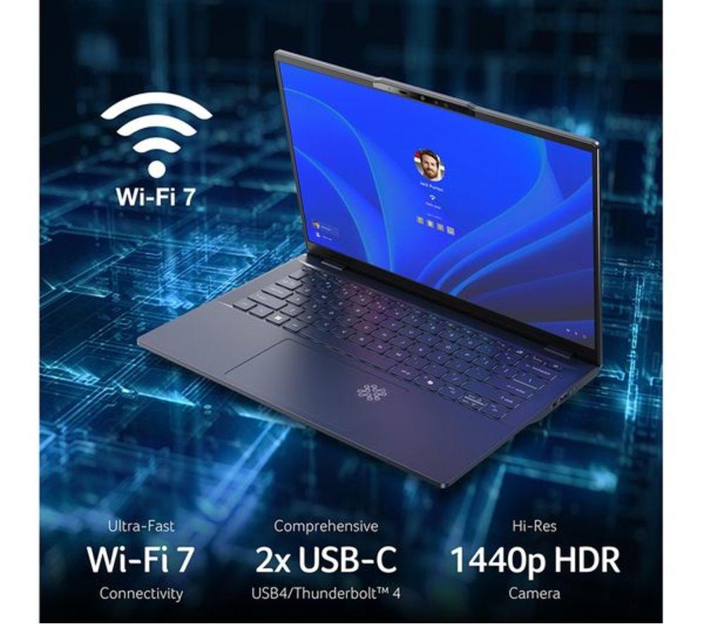 ACER Swift AI 14" Refurbished Laptop, Copilot+ PC - Intel&reg; Core&trade; Ultra 5, 512 GB SSD, Blue (Excellent Condition) image number 6 of 6
