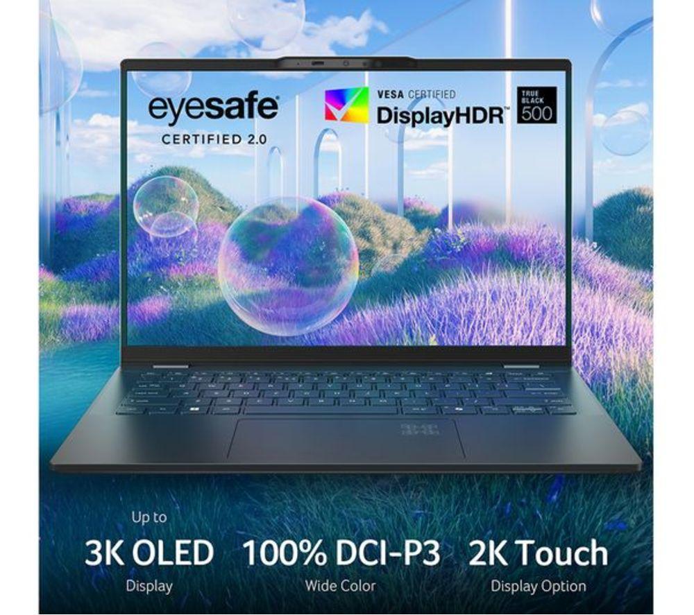 ACER Swift AI 14" Refurbished Laptop, Copilot+ PC - Intel&reg; Core&trade; Ultra 5, 512 GB SSD, Blue (Very Good Condition) image number 3 of 7