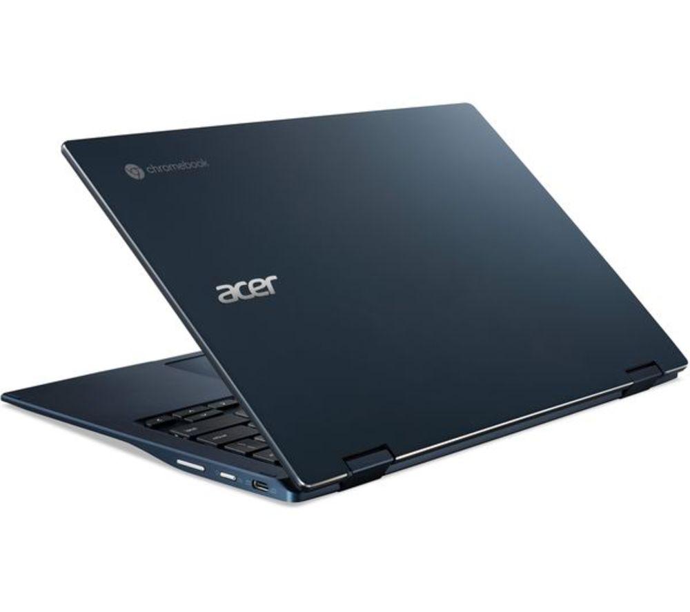 ACER Spin 513 13.3" 2 in 1 Refurbished Chromebook - Snapdragon 7c Gen 2, 64 GB eMMC, Blue (Very Good Condition) image number 11 of 11