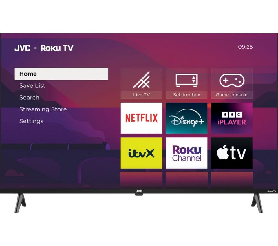 JVC LT-40CR350 40" Roku Smart Full HD LED TV with Freely