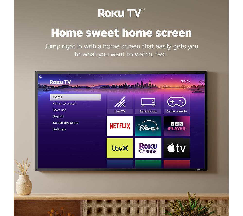LOGIK L40RFE25 Roku 40" Smart Full HD HDR LED TV image number 6 of 13