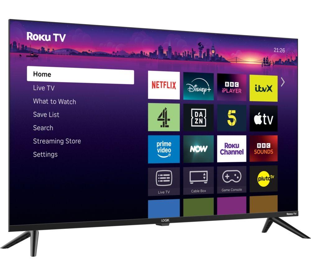 LOGIK L40RFE25 Roku 40" Smart Full HD HDR LED TV image number 12 of 13