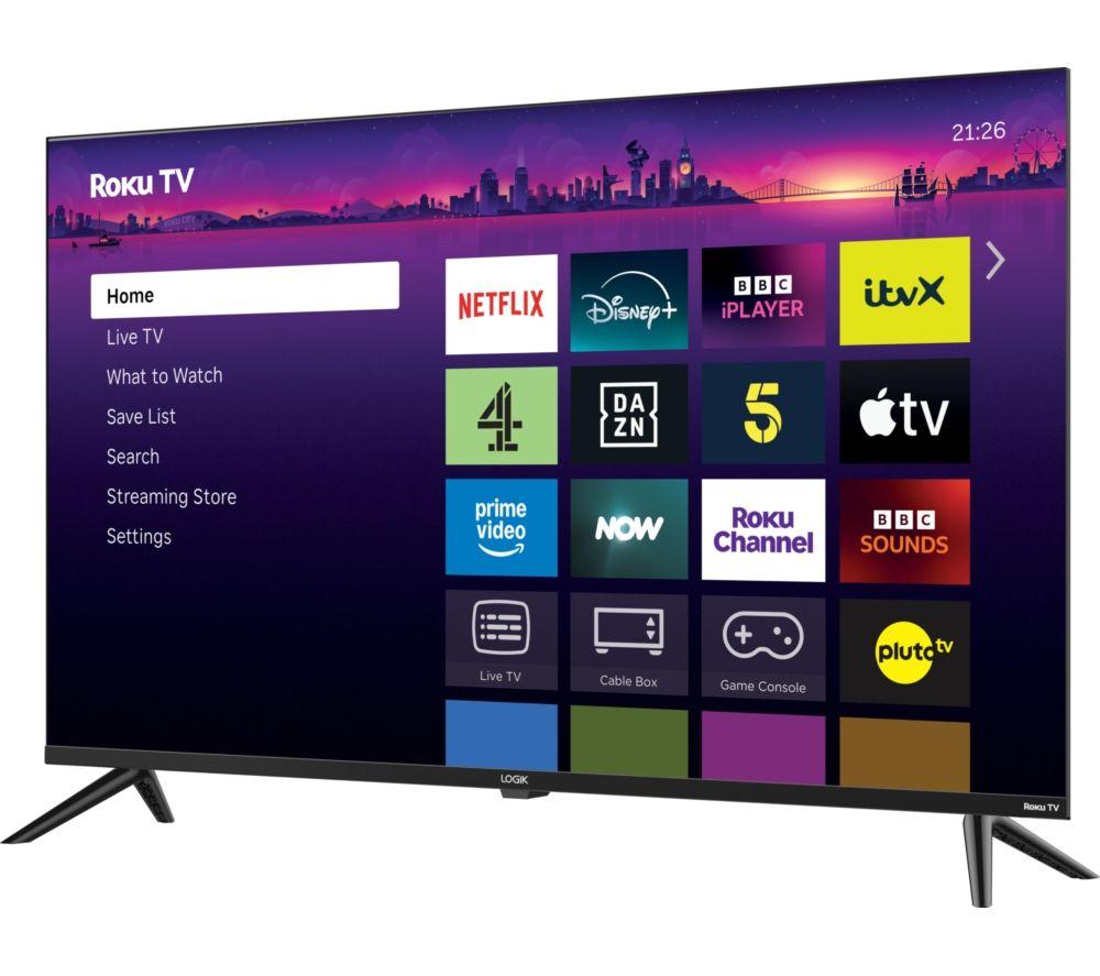 LOGIK L40RFE25 Roku 40" Smart Full HD HDR LED TV image number 13 of 13
