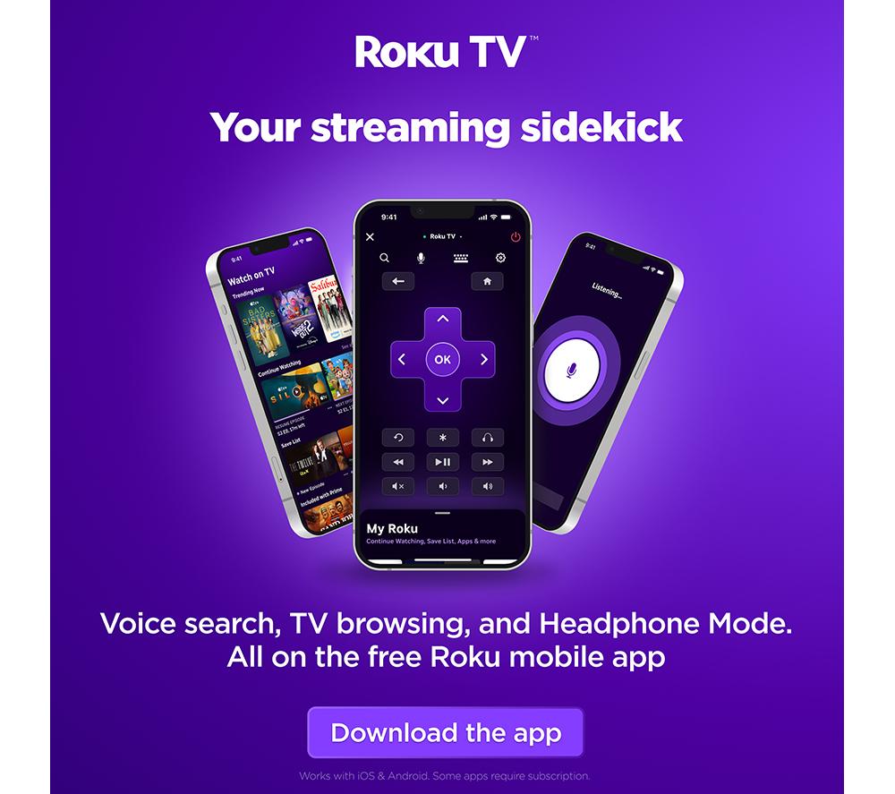 LOGIK L32RHE25 Roku 32" Smart HD Ready HDR LED TV image number 7 of 8
