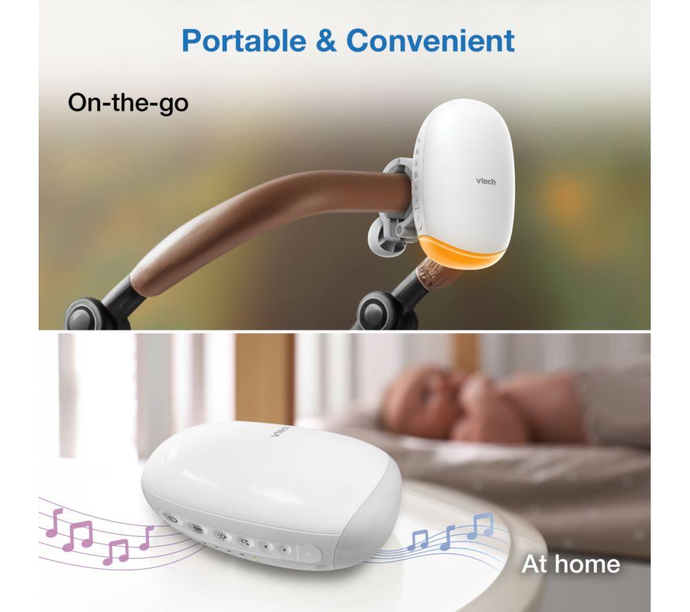 VTECH V-Hush Rocker BC8611 Sound & Motion Stroller Soother - White image number 3 of 11