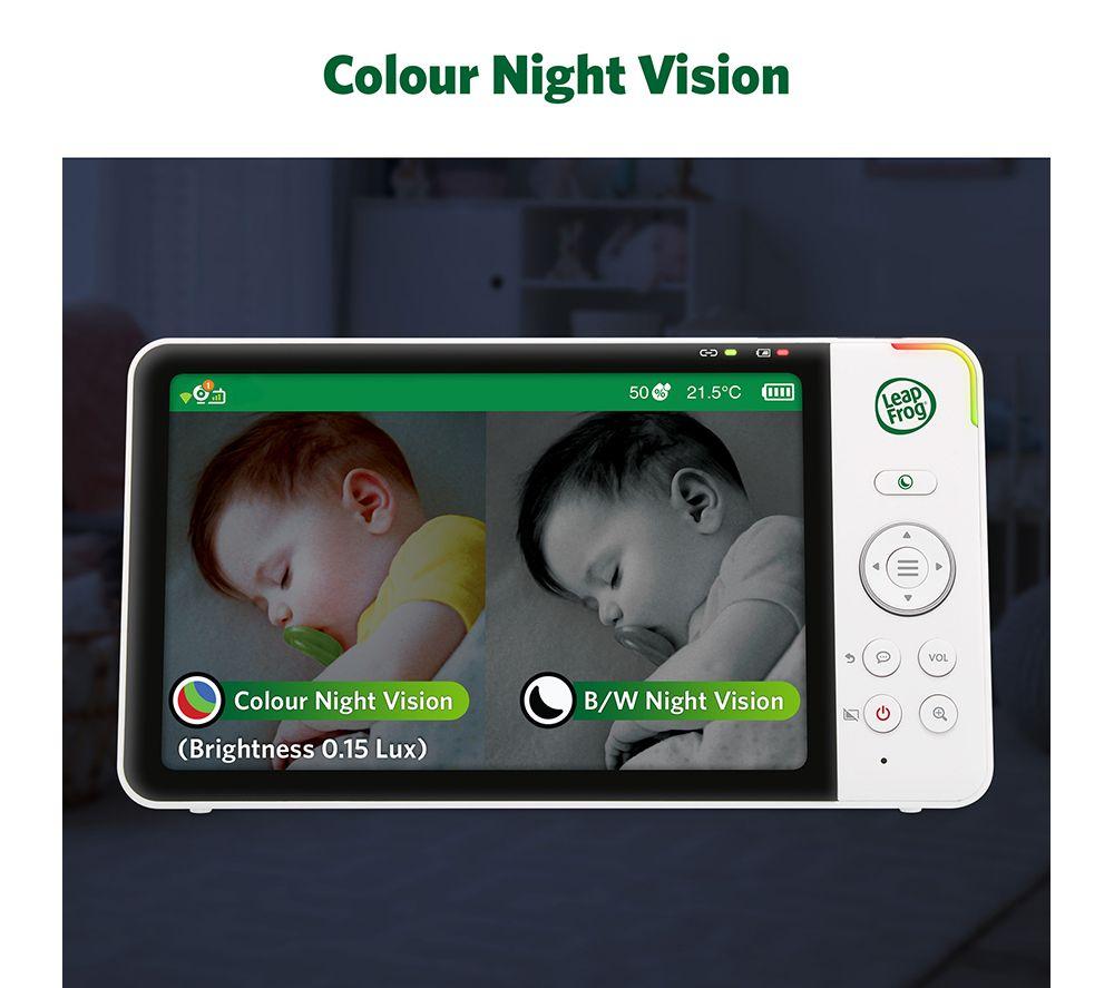 LEAPFROG LF4917HD 7" Smart Video Baby Monitor - White image number 10 of 15