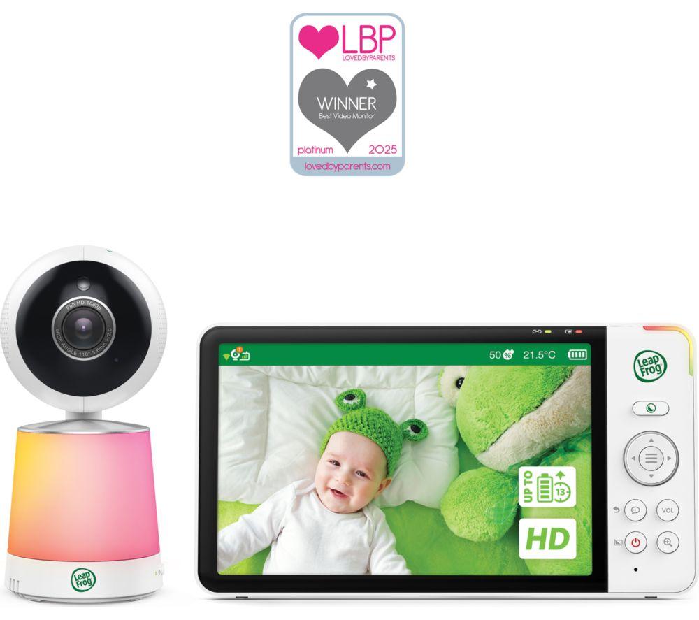 LEAPFROG LF4917HD 7" Smart Video Baby Monitor - White image number 15 of 15