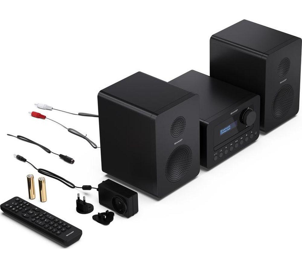 SHARP Tokyo XL-B514 Bluetooth Hi-Fi Micro System &ndash; Black image number 4 of 11