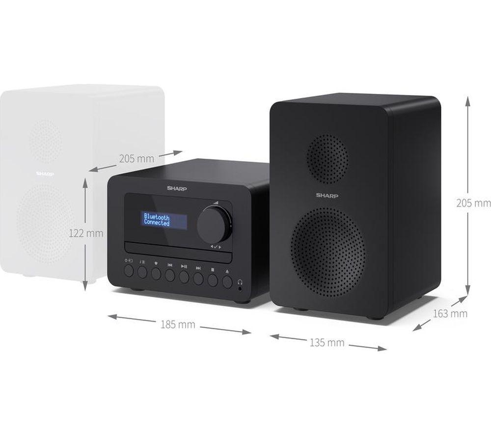 SHARP Tokyo XL-B514 Bluetooth Hi-Fi Micro System &ndash; Black image number 8 of 11