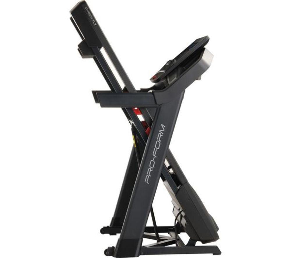 PROFORM Carbon TLX Folding Smart Bluetooth Treadmill - Black image number 4 of 4