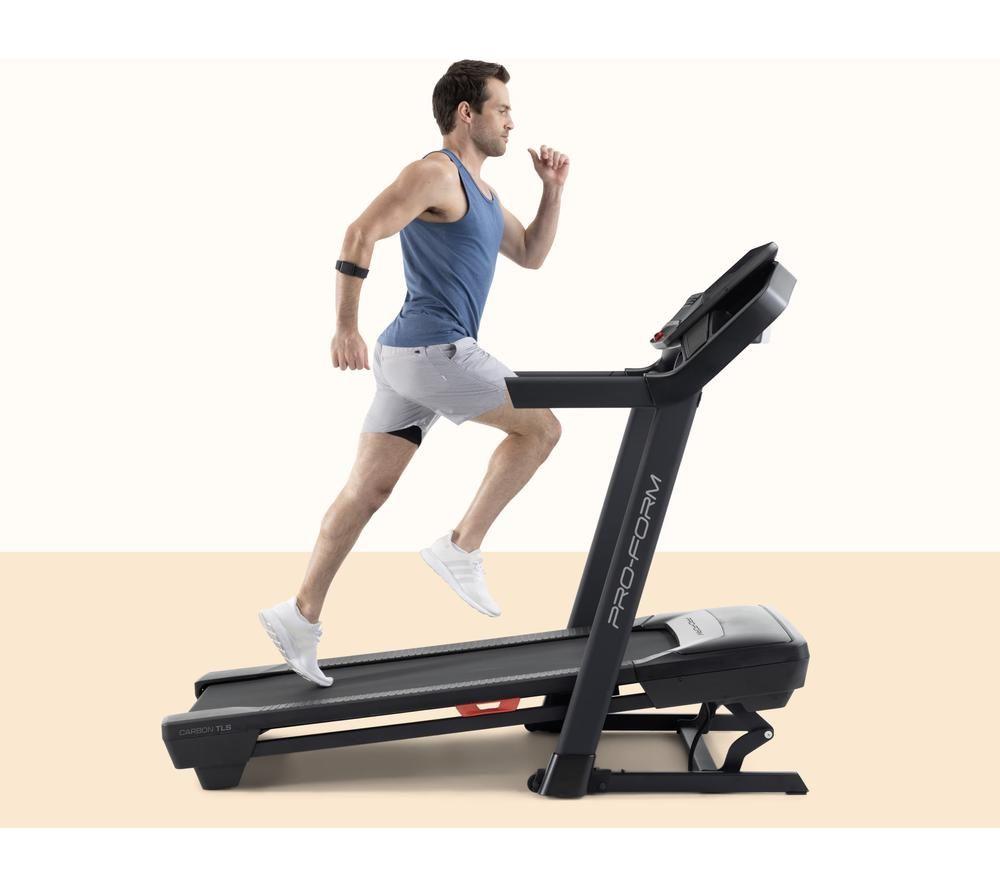 PROFORM Carbon TLS Folding Smart Bluetooth Treadmill - Black image number 3 of 4