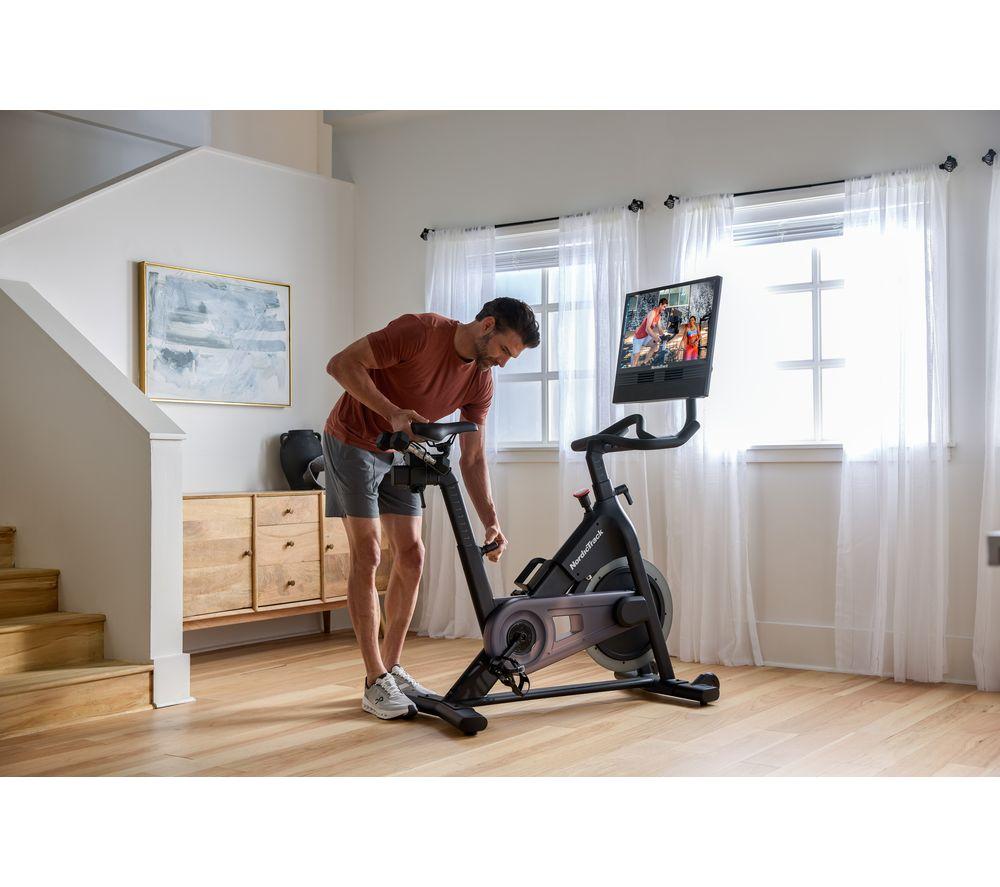 NORDICTRACK 24 Studio Smart WiFi Exercise Bike - Black image number 10 of 12