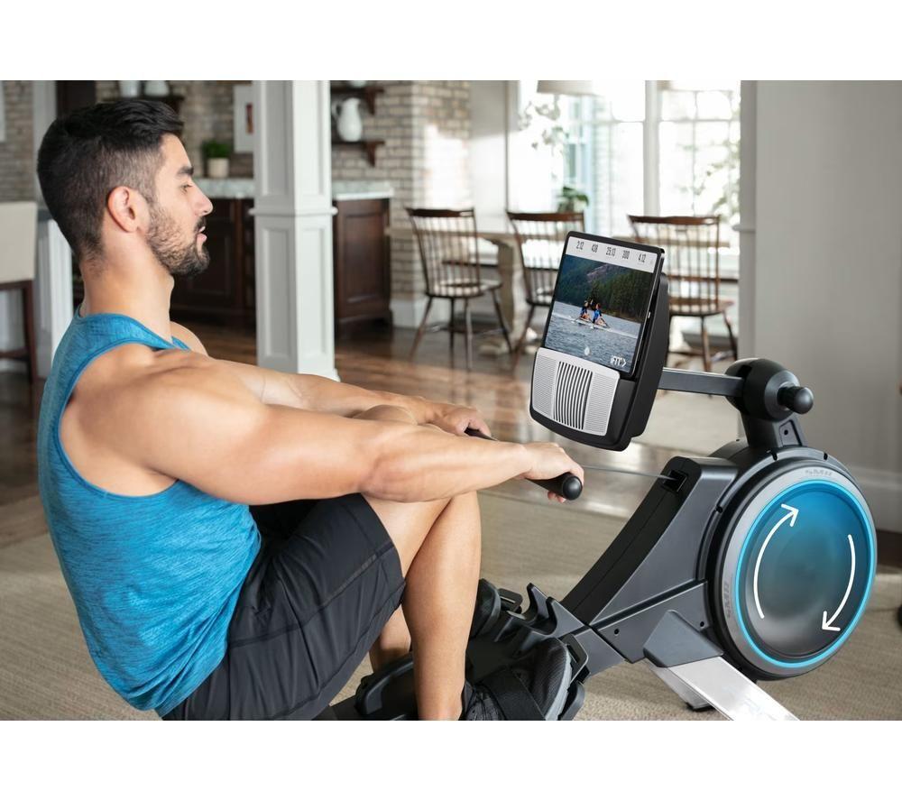 PROFORM 750R Folding Smart Bluetooth Rowing Machine - Black image number 8 of 12