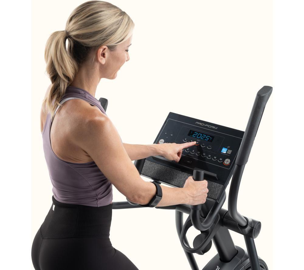 PROFORM Carbon EL Smart Bluetooth Elliptical Machine - Black image number 2 of 5