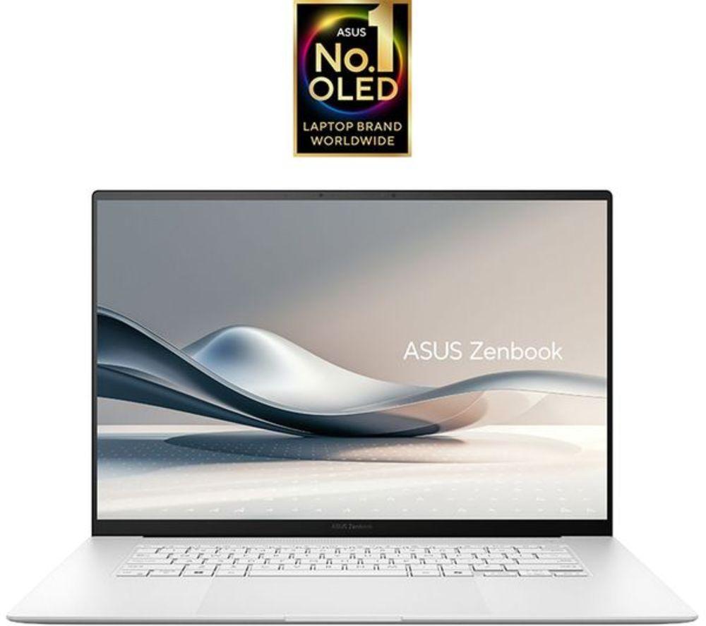 ASUS Zenbook S 16 OLED 16" Refurbished Laptop - AMD Ryzen AI 9, 1 TB SSD, White (Very Good Condition) image number 8 of 9