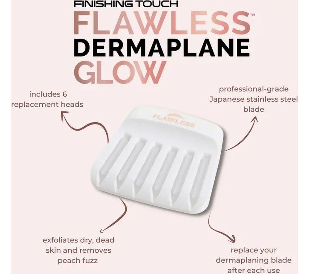 FLAWLESS FLA506767 Dermaplane Glow Replacement Heads - Pack of 6 image number 2 of 4