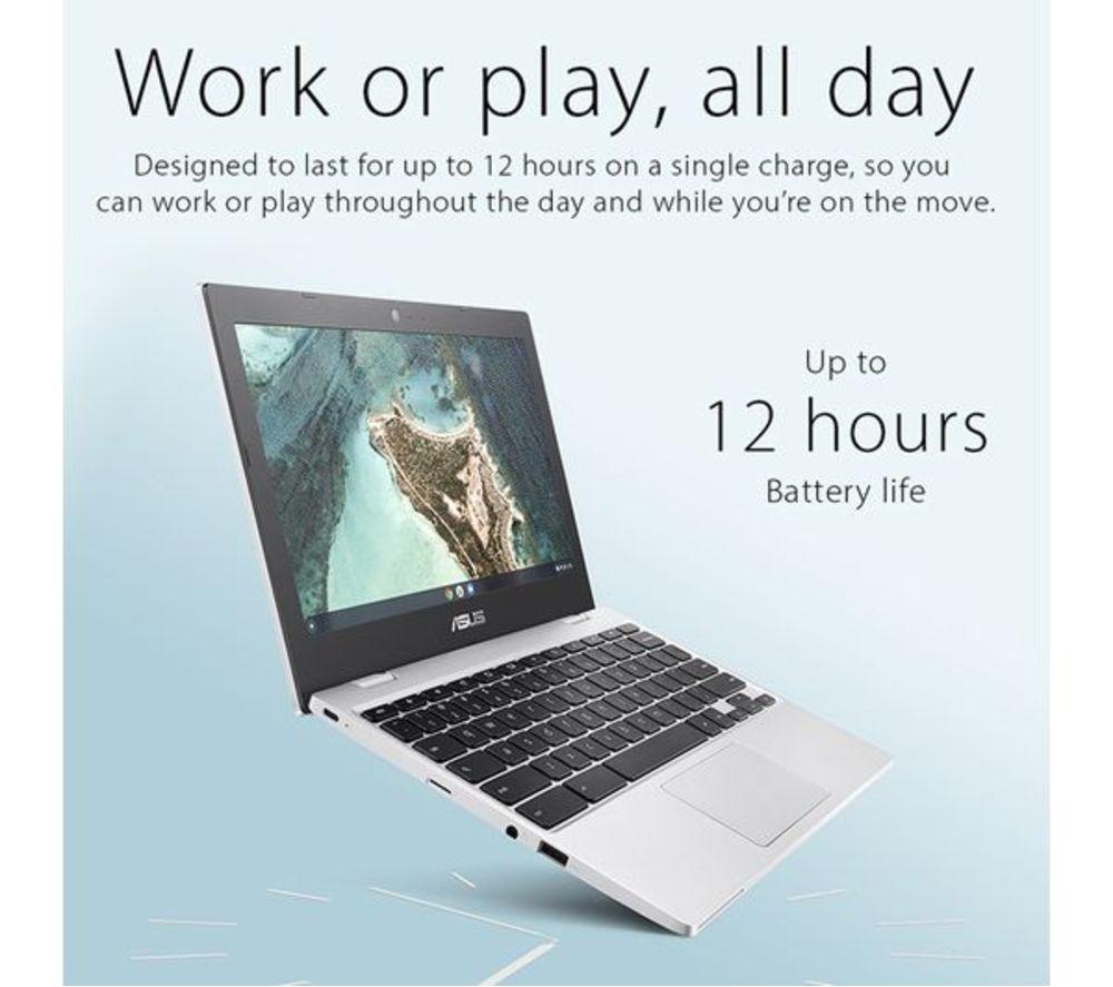 ASUS CX15 15.6" Refurbished Chromebook - Intel&reg; Celeron&reg;, 64 GB eMMC, Silver (Very Good Condition) image number 4 of 9