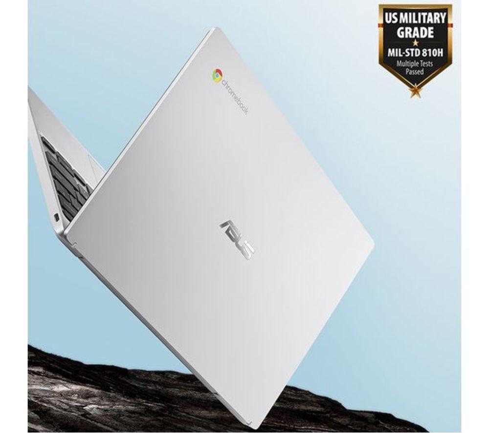 ASUS CX15 15.6" Refurbished Chromebook - Intel&reg; Celeron&reg;, 64 GB eMMC, Silver (Very Good Condition) image number 6 of 9