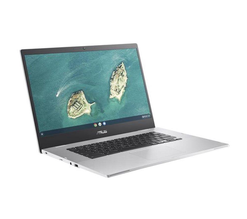 ASUS CX15 15.6" Refurbished Chromebook - Intel&reg; Celeron&reg;, 64 GB eMMC, Silver (Very Good Condition) image number 8 of 9