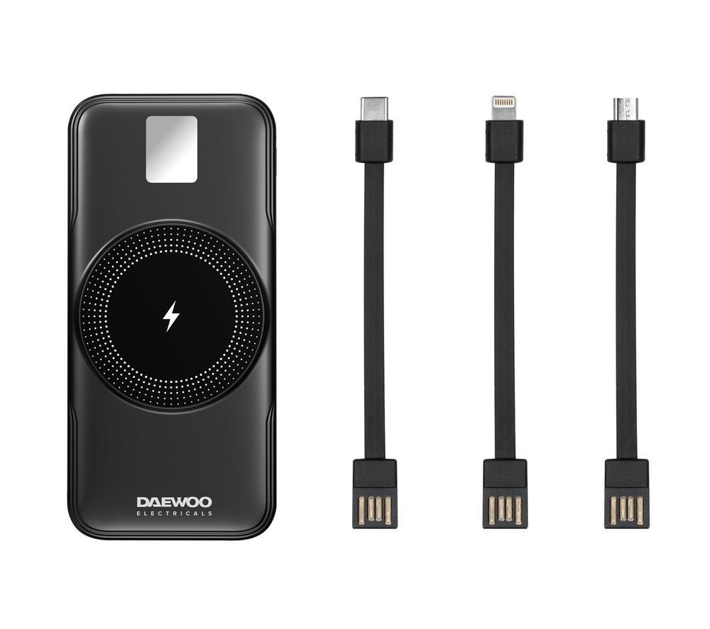 DAEWOO ELA1436GE Portable Power Bank - Black image number 2 of 7