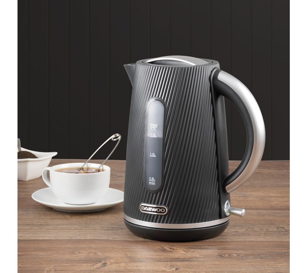 DAEWOO Cascade SDA2773GE Jug Kettle - Black image number 3 of 5