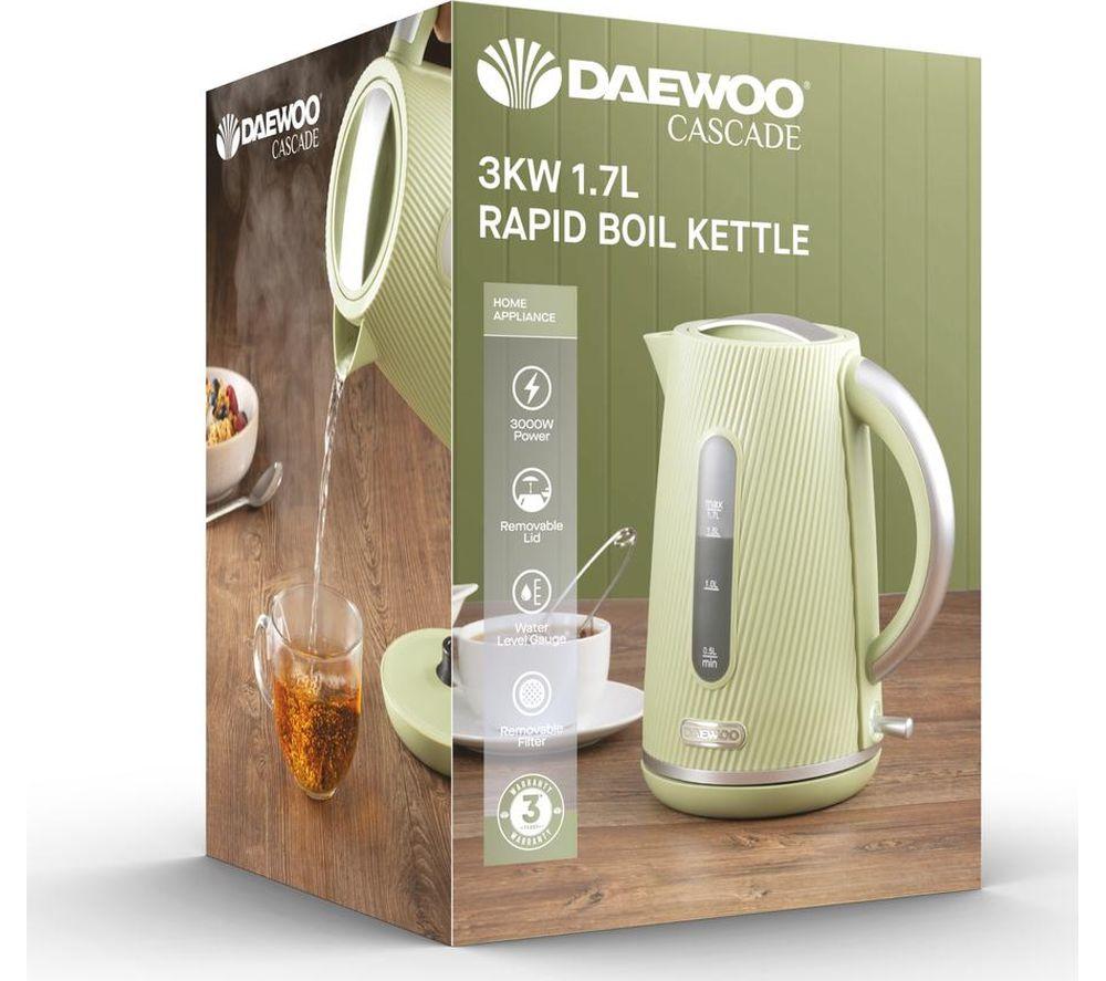DAEWOO Cascade SDA2774GE Jug Kettle - Sage image number 2 of 5