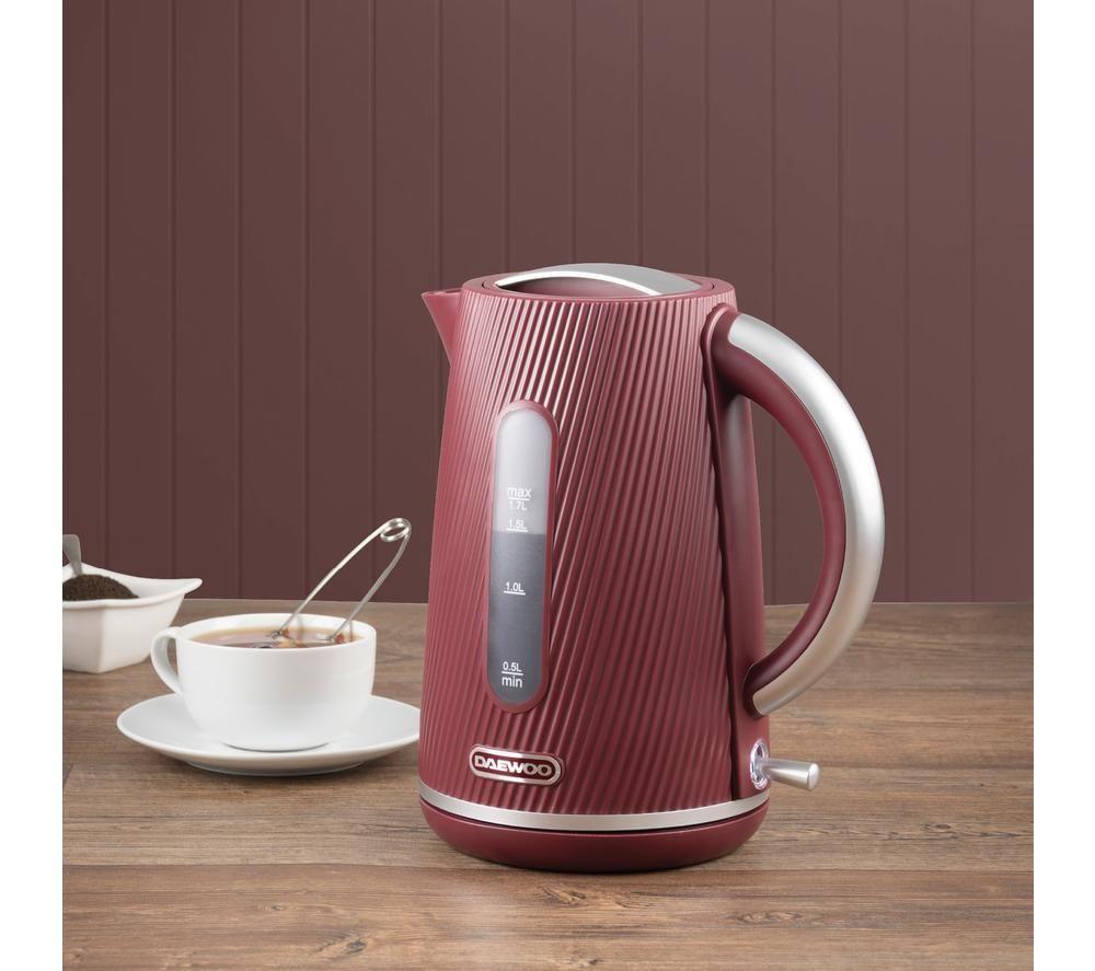 DAEWOO Cascade SDA2775GE Jug Kettle - Ruby image number 3 of 5