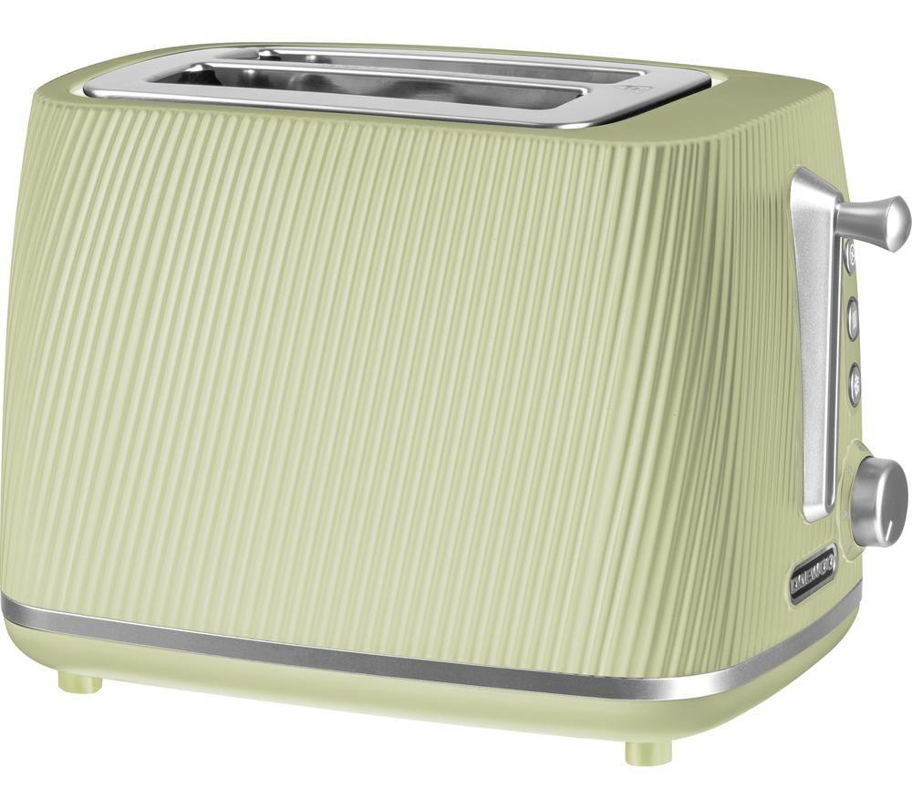 DAEWOO Cascade SDA2777GE 2-Slice Toaster - Sage image number 7 of 7
