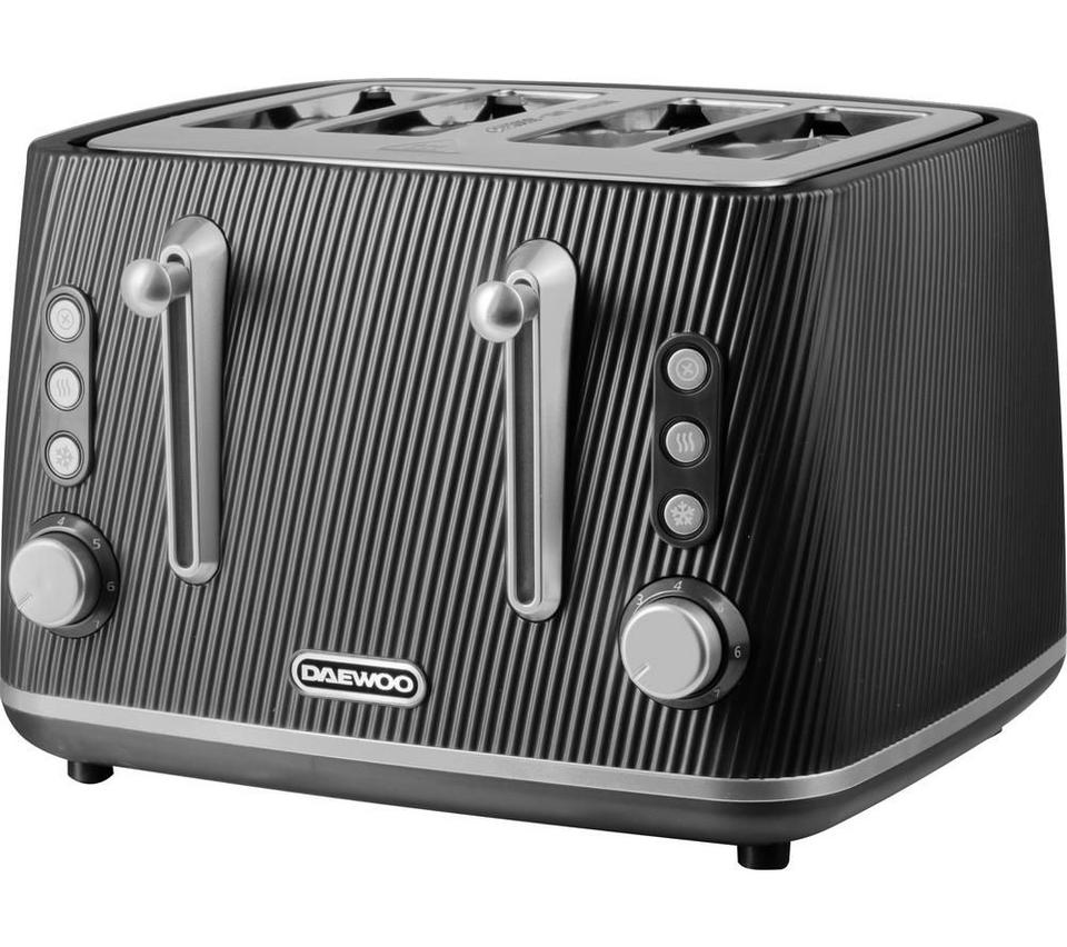 DAEWOO Cascade SDA2779GE 4-Slice Toaster - Black