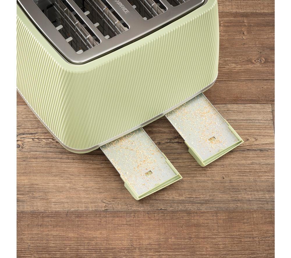 DAEWOO Cascade SDA2780GE 4-Slice Toaster - Sage image number 4 of 6