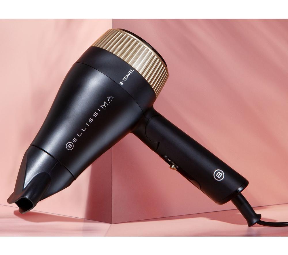 BELLISSIMA Italia B-Travel Hair Dryer - Black & Gold image number 5 of 11