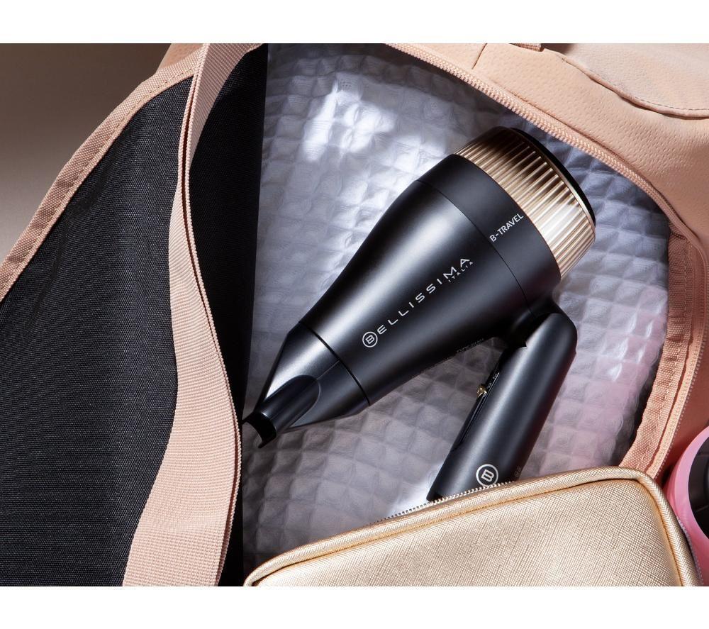 BELLISSIMA Italia B-Travel Hair Dryer - Black & Gold image number 9 of 11