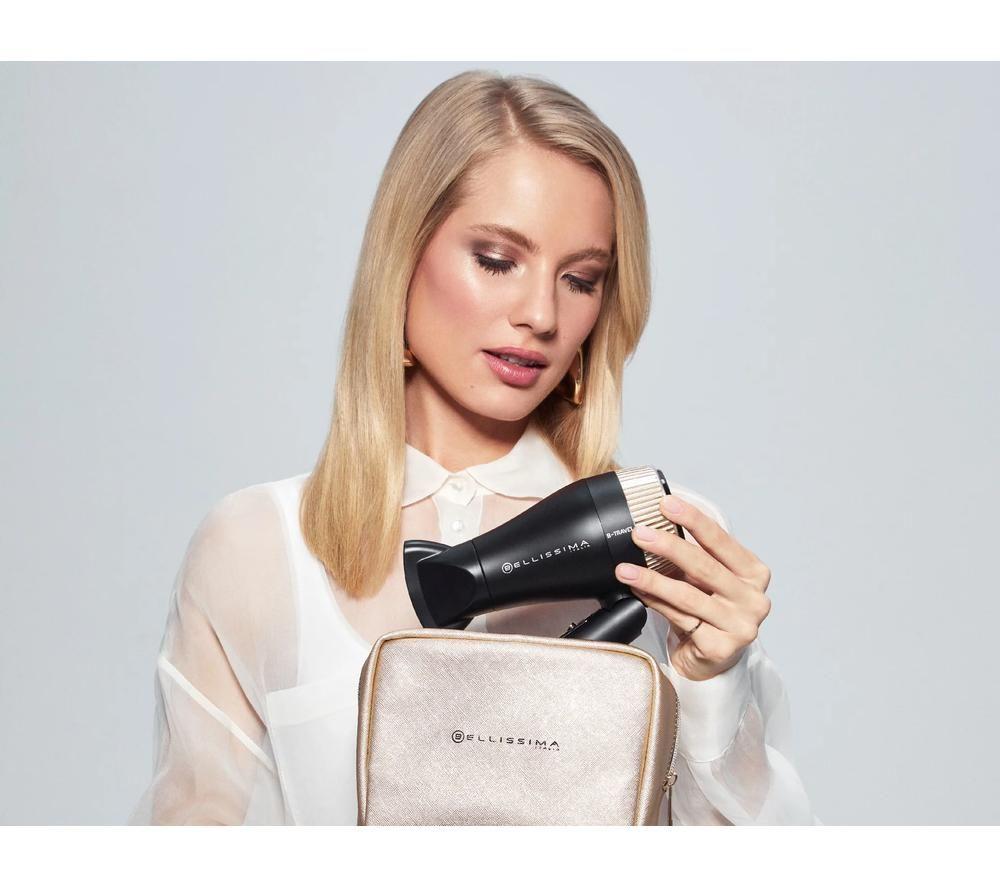 BELLISSIMA Italia B-Travel Hair Dryer - Black & Gold image number 11 of 11