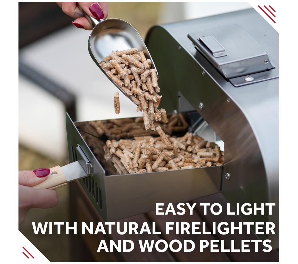 GEORGE FOREMAN GFWPPO1SSPC Wood Pellet Pizza Oven - Stainless Steel image number 6 of 18
