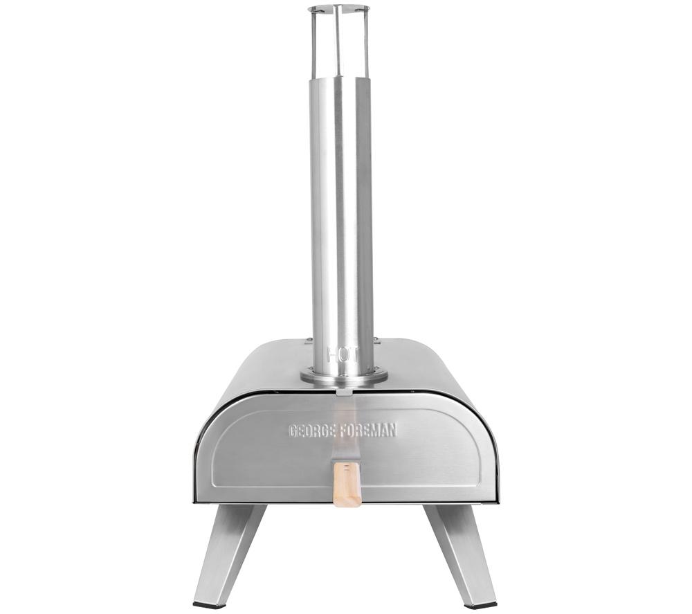 GEORGE FOREMAN GFWPPO1SSPC Wood Pellet Pizza Oven - Stainless Steel image number 9 of 18