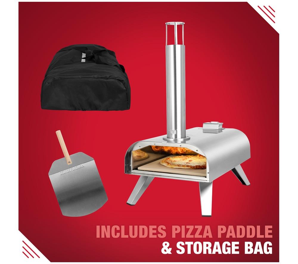 GEORGE FOREMAN GFWPPO1SSPC Wood Pellet Pizza Oven - Stainless Steel image number 15 of 18