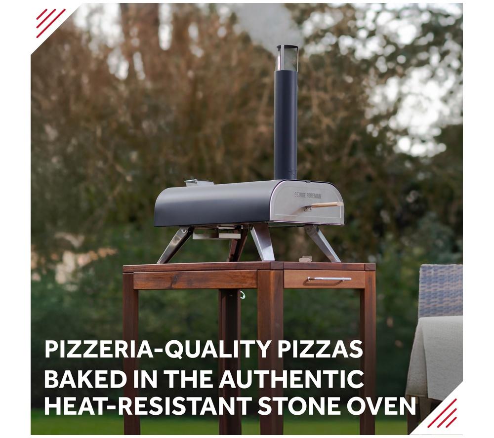 GEORGE FOREMAN GFWPPO1BPC Wood Pellet Pizza Oven - Black image number 5 of 17
