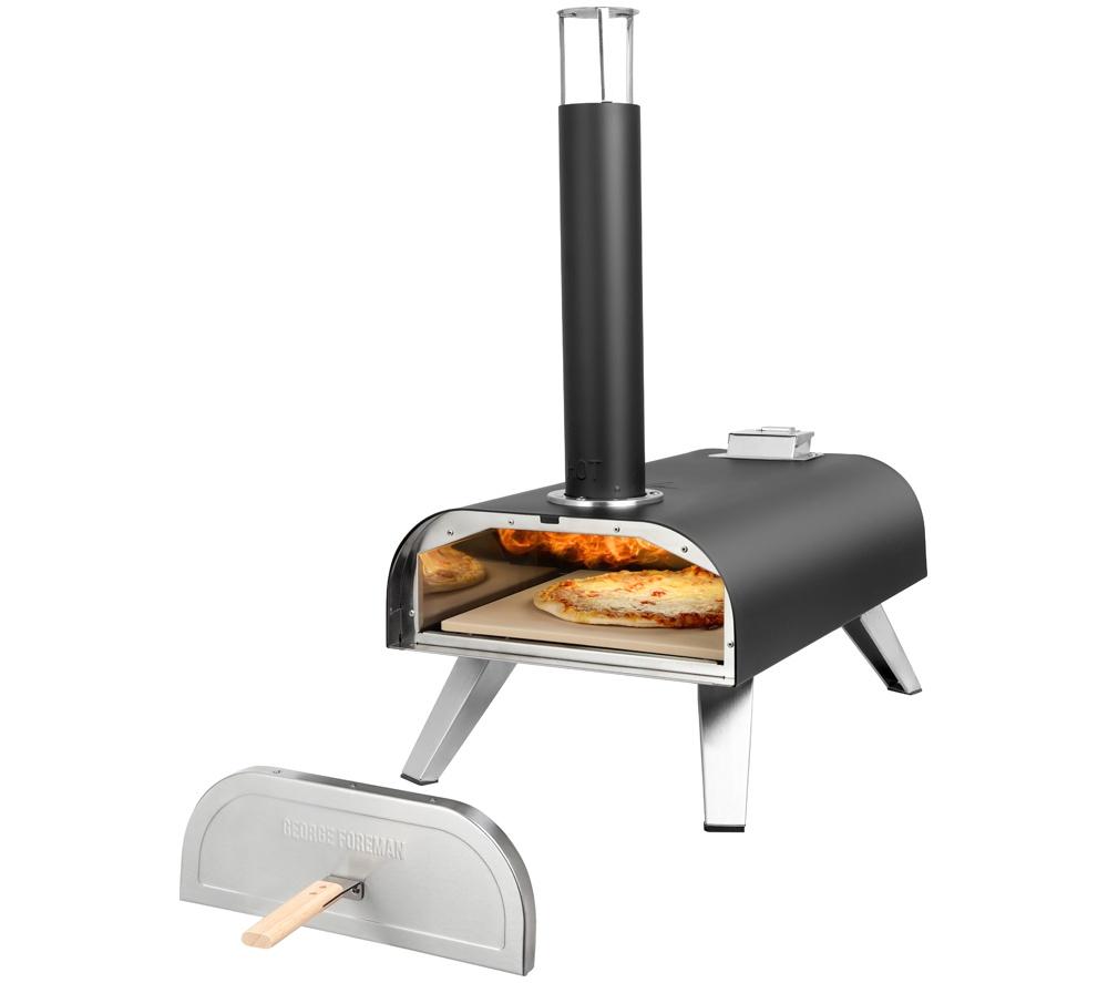 GEORGE FOREMAN GFWPPO1BPC Wood Pellet Pizza Oven - Black image number 10 of 17