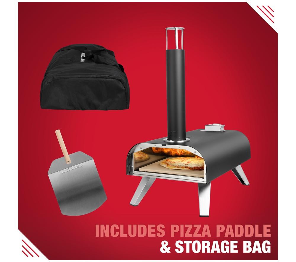 GEORGE FOREMAN GFWPPO1BPC Wood Pellet Pizza Oven - Black image number 16 of 17