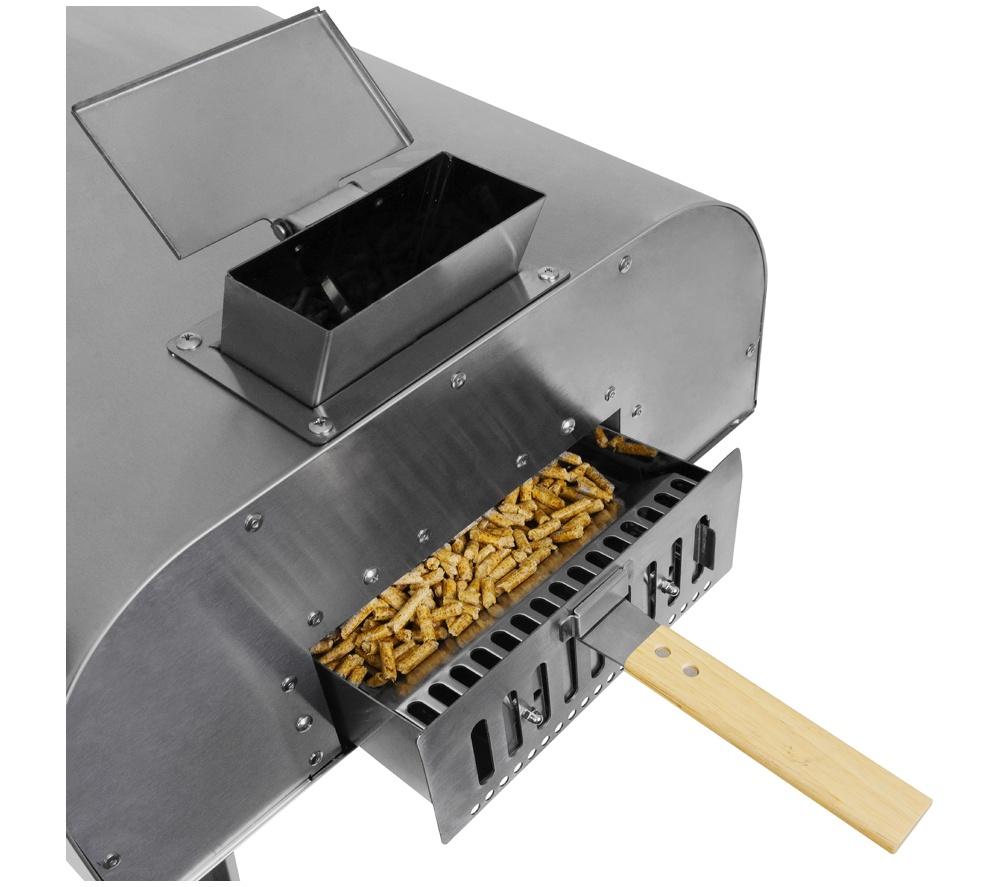 GEORGE FOREMAN GFWPPO2SSPC Wood Pellet Pizza Oven - Stainless Steel image number 14 of 17