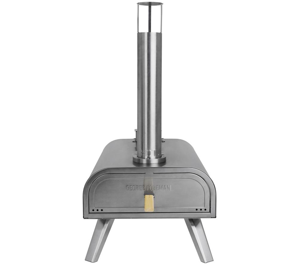 GEORGE FOREMAN GFWPPO2SSPC Wood Pellet Pizza Oven - Stainless Steel image number 15 of 17